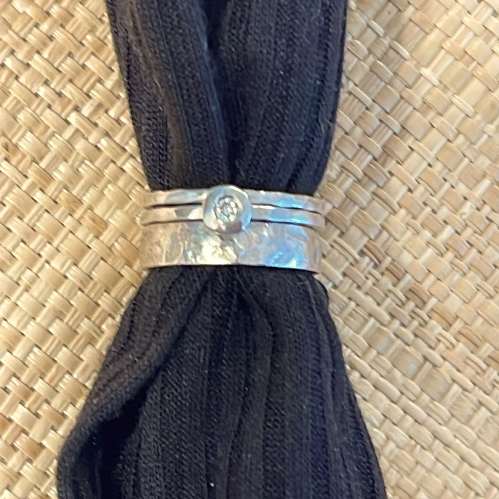 Set of Silpada stackable rings